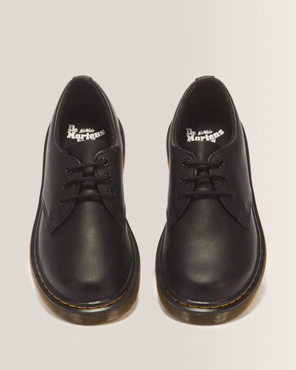 Junior 1461 Softy T Leather Shoes - Black — Softy T - image 4