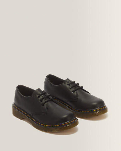 Junior 1461 Softy T Leather Shoes - Black — Softy T - image 5