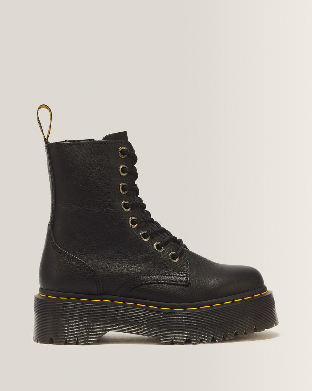 Jadon III Boot Pisa Leather Platforms - Black — Pisa