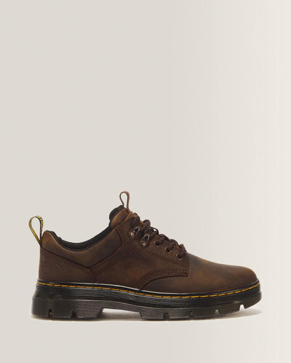 Reeder Crazy Horse Leather Utility Shoes - Dark Brown — Crazy Horse
