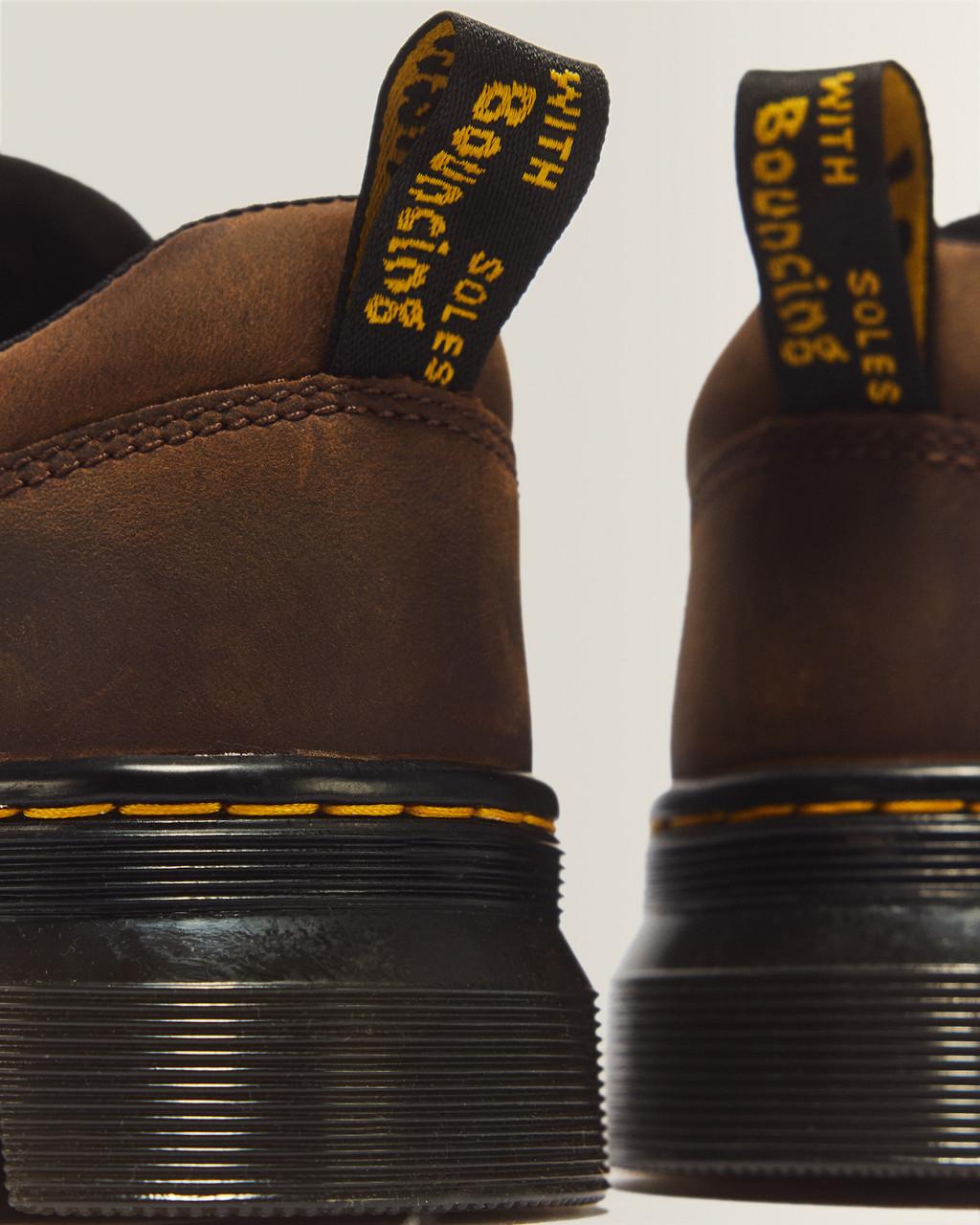 Reeder Crazy Horse Leather Utility Shoes - Dark Brown — Crazy Horse - image 3