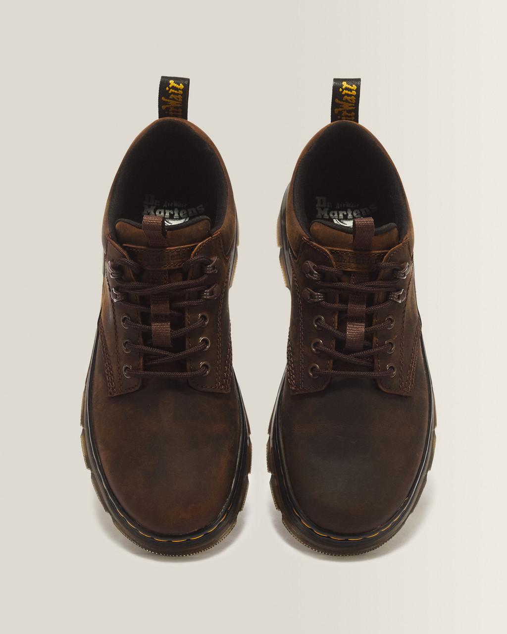 Reeder Crazy Horse Leather Utility Shoes - Dark Brown — Crazy Horse - image 4
