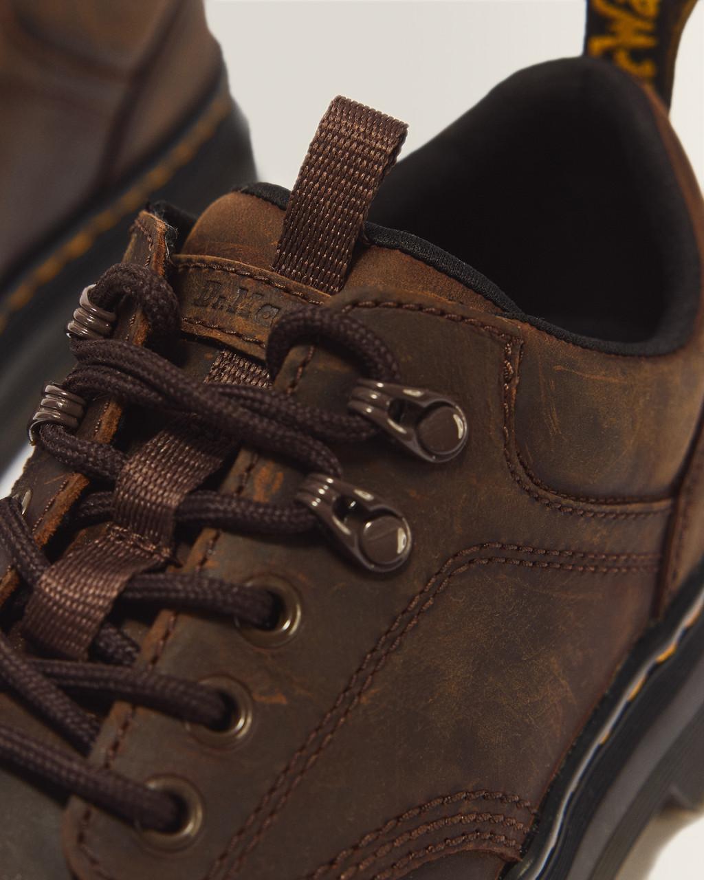 Reeder Crazy Horse Leather Utility Shoes - Dark Brown — Crazy Horse - image 8