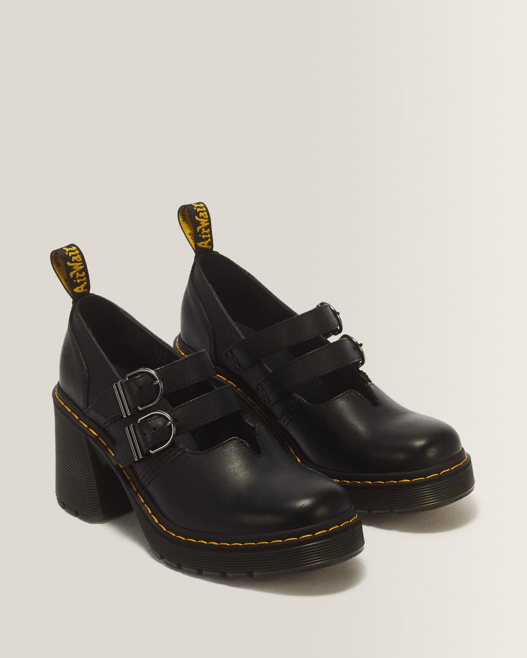 Eviee Sendal Leather Heeled Shoes - Black — Sendal - image 5