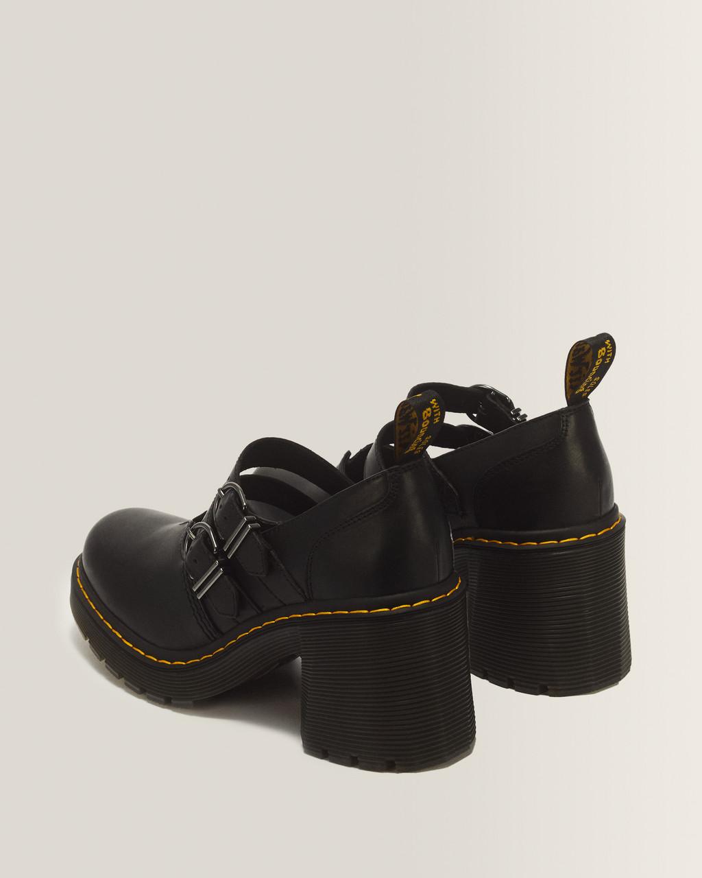 Eviee Sendal Leather Heeled Shoes - Black — Sendal - image 6