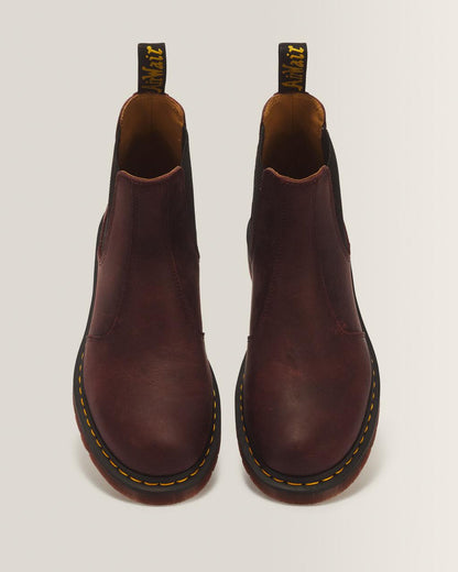 2976 YS Crazy Horse Chelsea Boots - Cherry Red — Crazy Horse - image 4