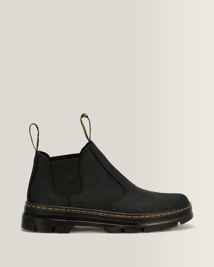 Hardie II Leather Chelsea Work Boots - Black — Pit Quarter