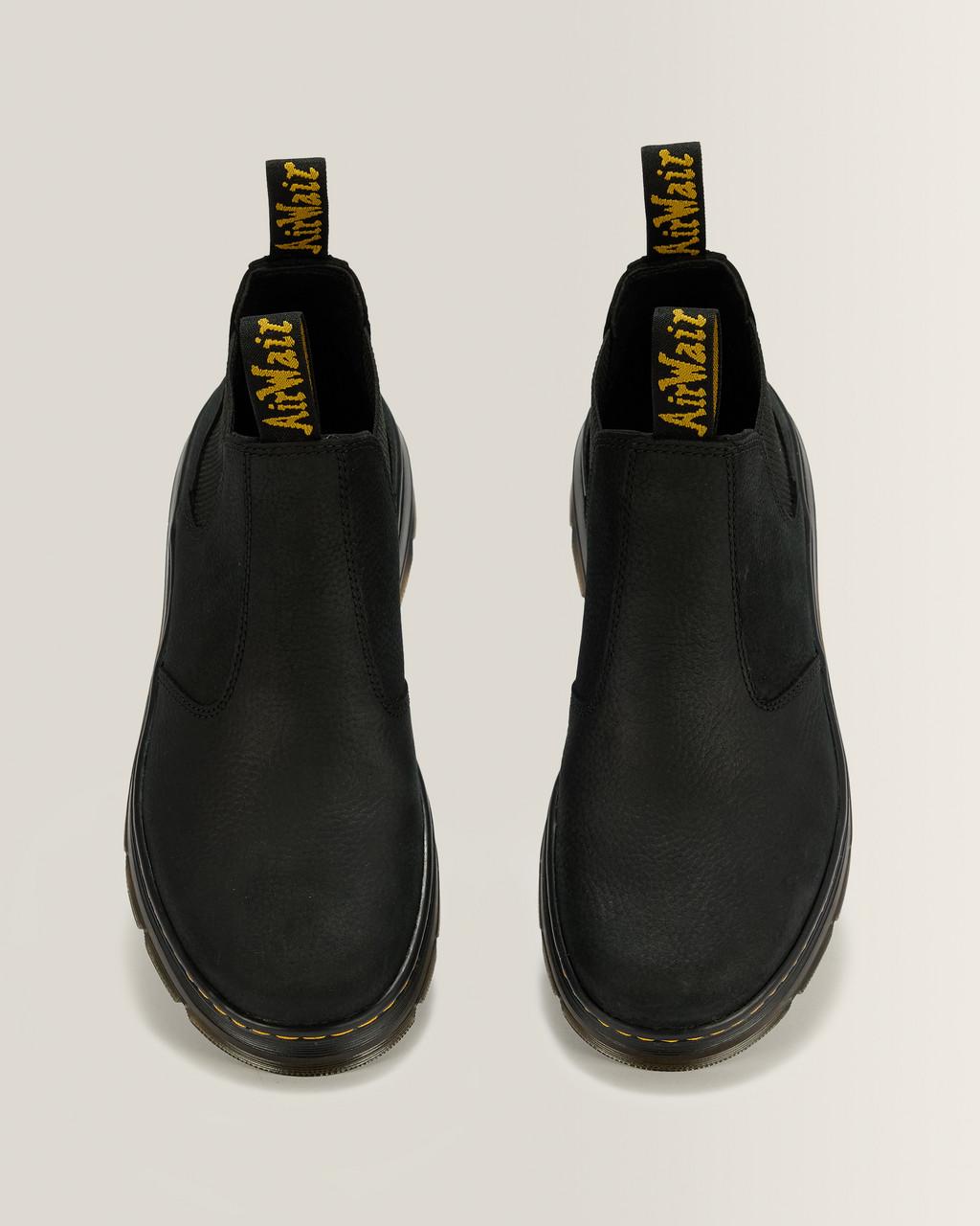 Hardie II Leather Chelsea Work Boots - Black — Pit Quarter - image 4
