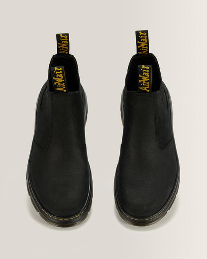 Hardie II Leather Chelsea Work Boots - Black — Pit Quarter - image 4