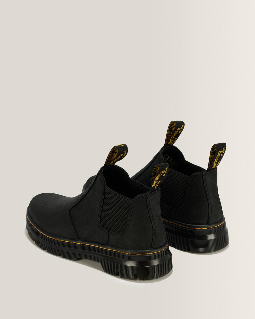 Hardie II Leather Chelsea Work Boots - Black — Pit Quarter - image 6
