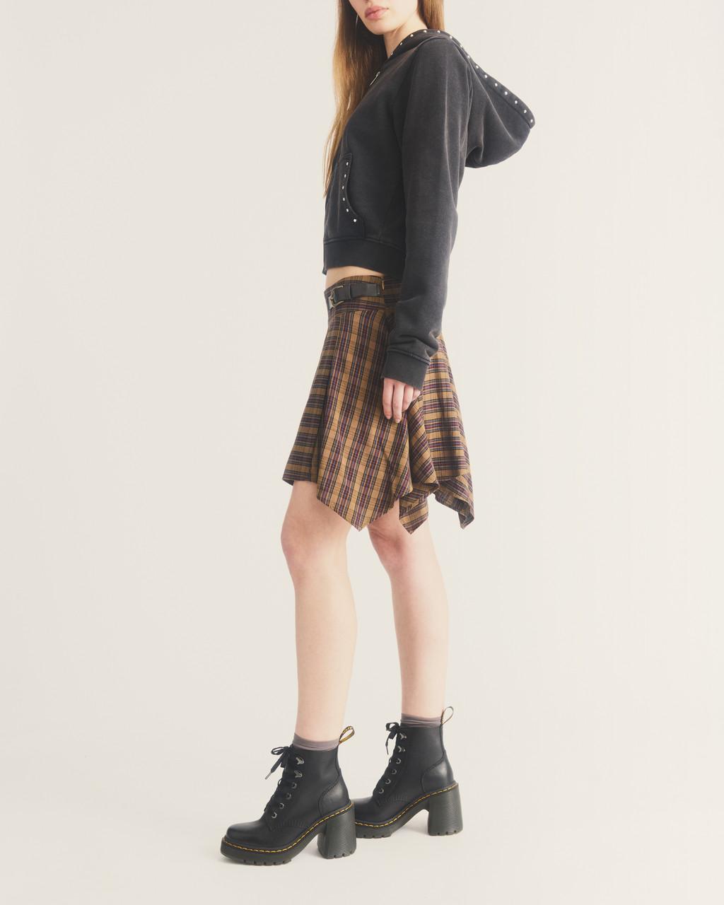 Jesy Sendal Leather Lace Up Flared Heel Boots - Black — Sendal - image 2