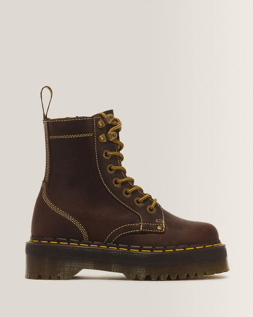 Jadon Boot Arc Crazy Horse Platforms - Brown — Crazy Horse