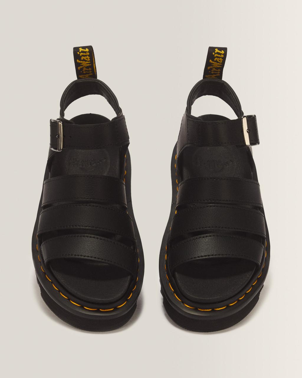Blaire Athena leather strap sandals - BLACK — Athena - image 4