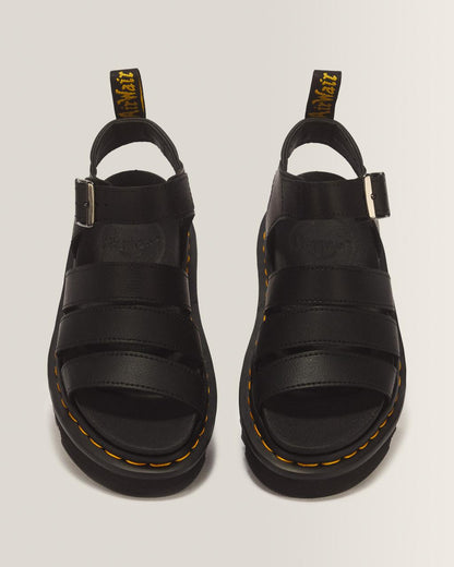 Blaire Athena leather strap sandals - BLACK — Athena - image 4