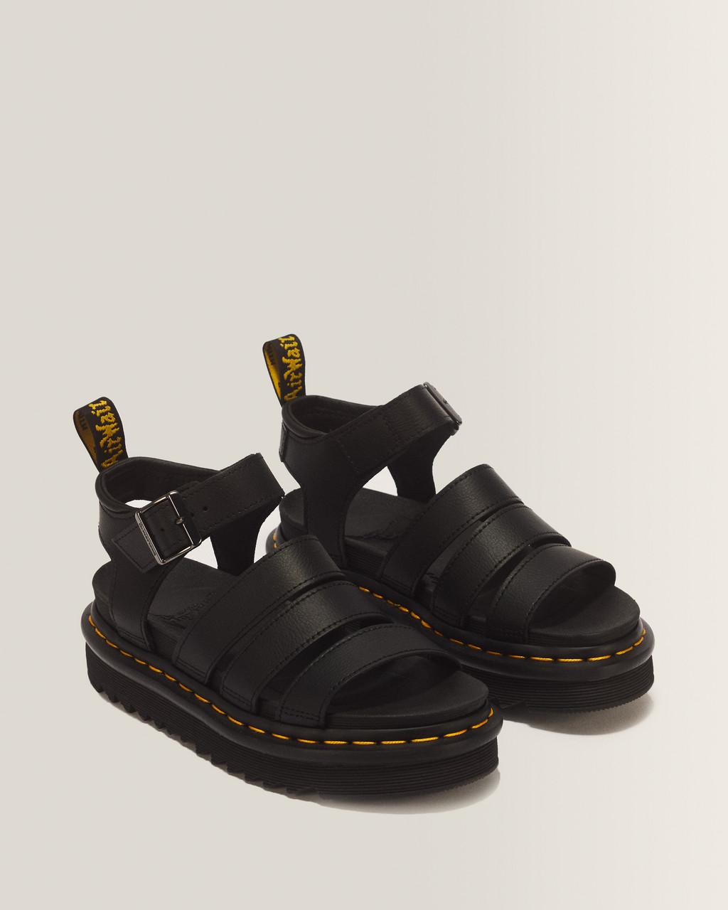 Blaire Athena leather strap sandals - BLACK — Athena - image 5