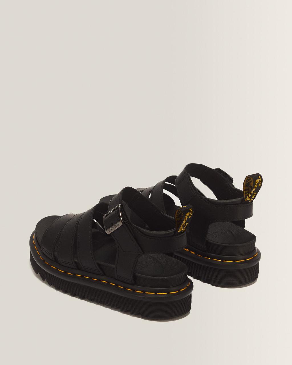 Blaire Athena leather strap sandals - BLACK — Athena - image 6