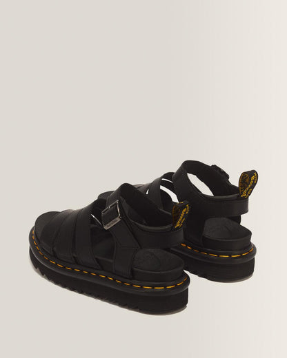 Blaire Athena leather strap sandals - BLACK — Athena - image 6