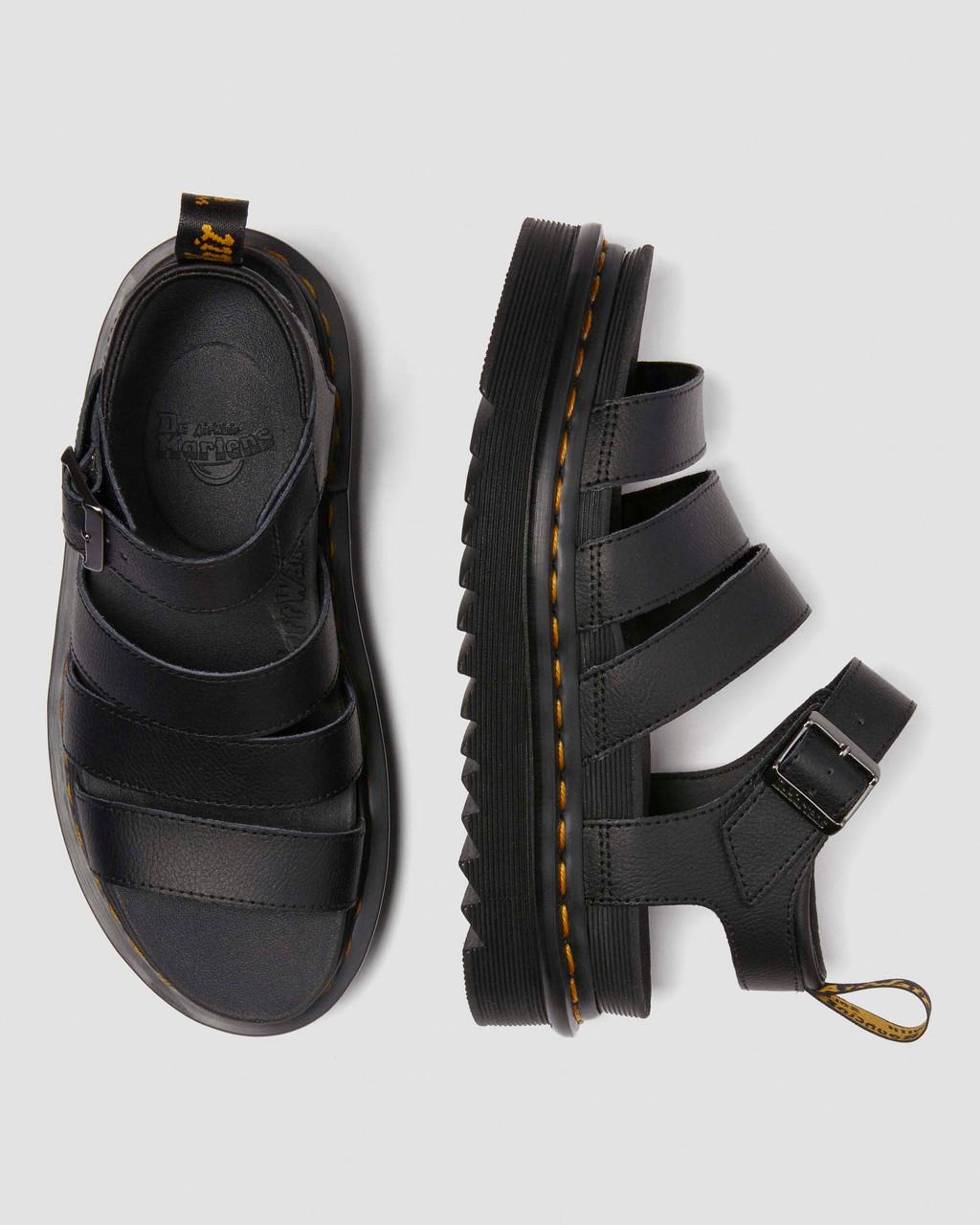 Blaire Athena leather strap sandals - BLACK — Athena - image 9