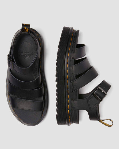 Blaire Athena leather strap sandals - BLACK — Athena - image 9