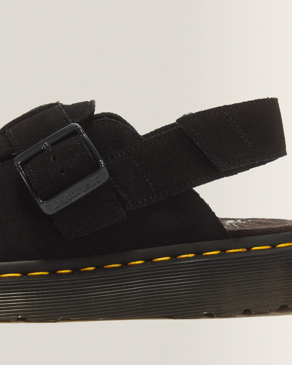 Jorge II Suede Slingback Mules - Black — E.H.Suede - image 3