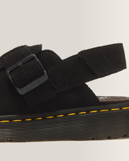 Jorge II Suede Slingback Mules - Black — E.H.Suede - image 3