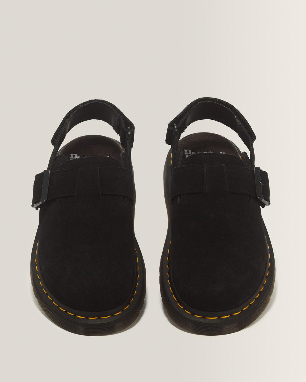 Jorge II Suede Slingback Mules - Black — E.H.Suede - image 4