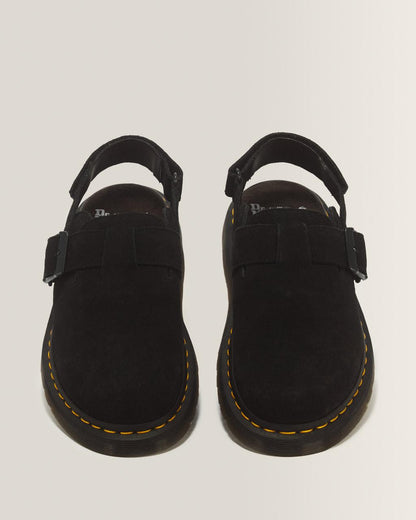Jorge II Suede Slingback Mules - Black — E.H.Suede - image 4