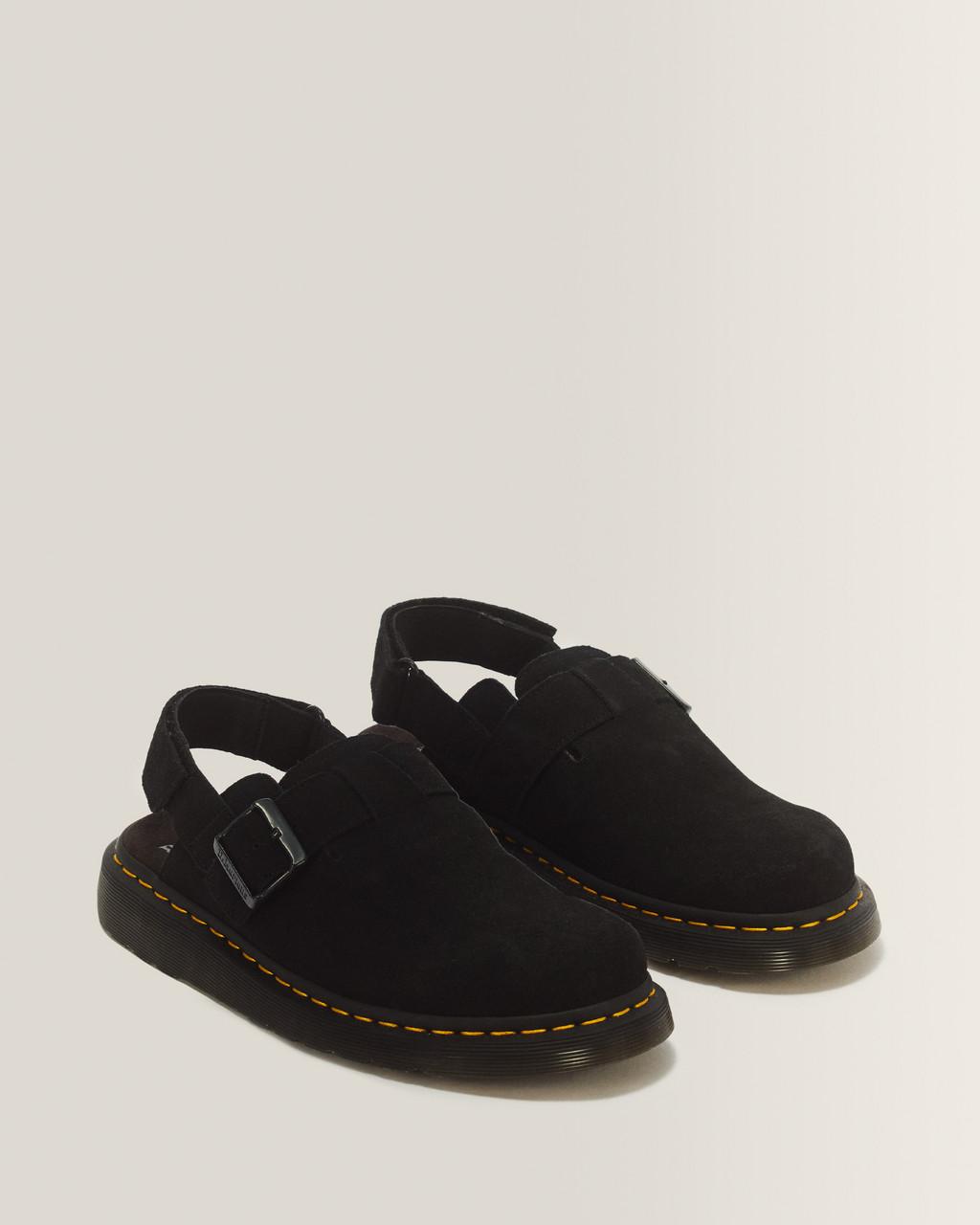 Jorge II Suede Slingback Mules - Black — E.H.Suede - image 5
