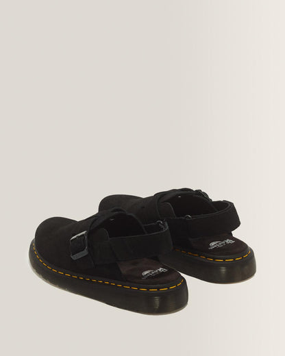 Jorge II Suede Slingback Mules - Black — E.H.Suede - image 6