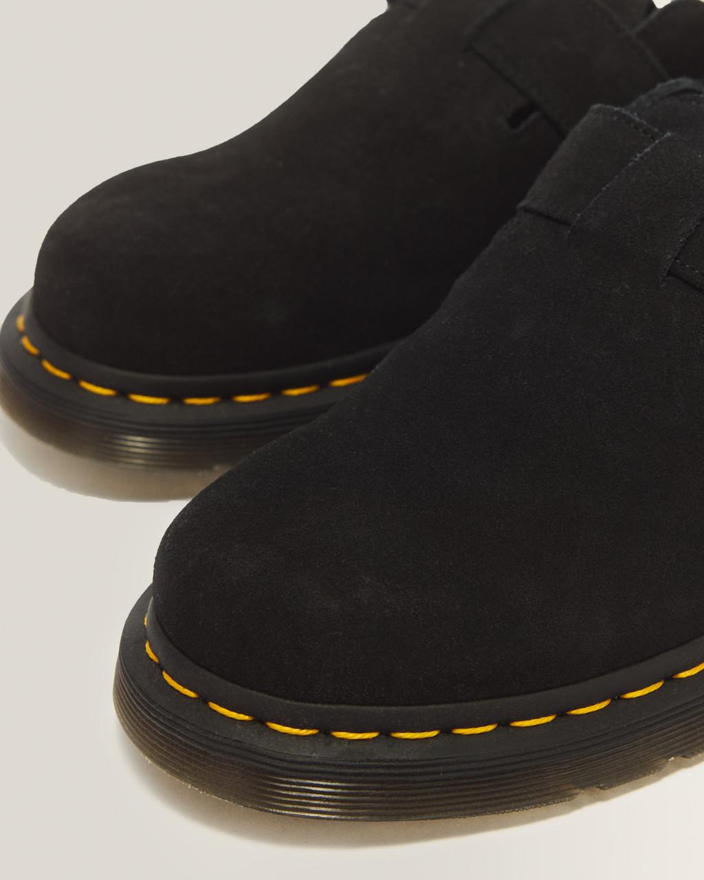 Jorge II Suede Slingback Mules - Black — E.H.Suede - image 8