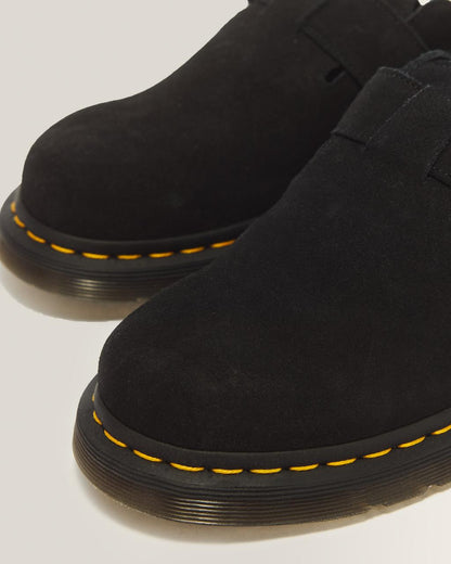 Jorge II Suede Slingback Mules - Black — E.H.Suede - image 8