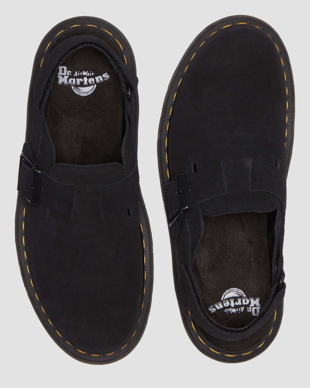 Jorge II Suede Slingback Mules - Black — E.H.Suede - image 9