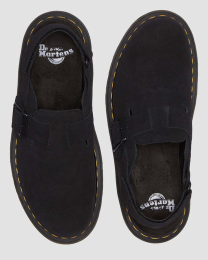 Jorge II Suede Slingback Mules - Black — E.H.Suede - image 9