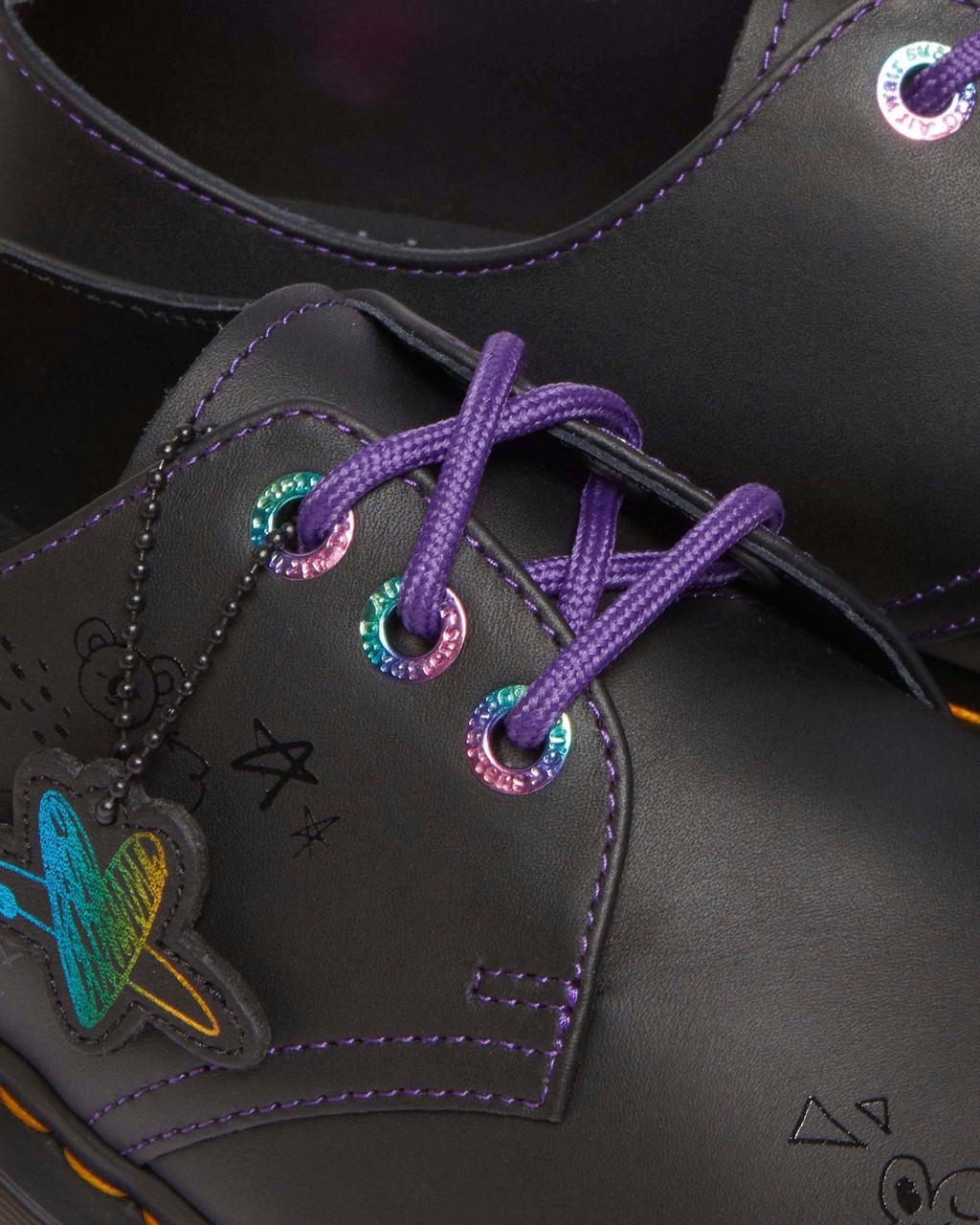 1461 BT21 Leather Oxford Shoes - Black — Nappa Leather - image 3