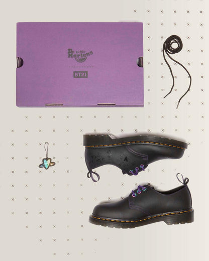 1461 BT21 Leather Oxford Shoes - Black — Nappa Leather - image 10