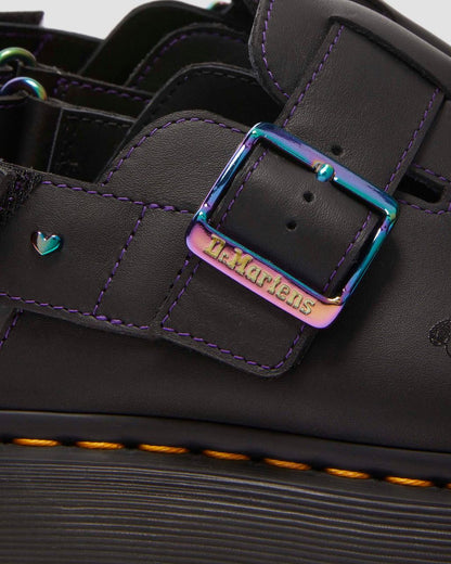 Jorge II BT21 Leather Slingback Mules - Black — Nappa Leather - image 3