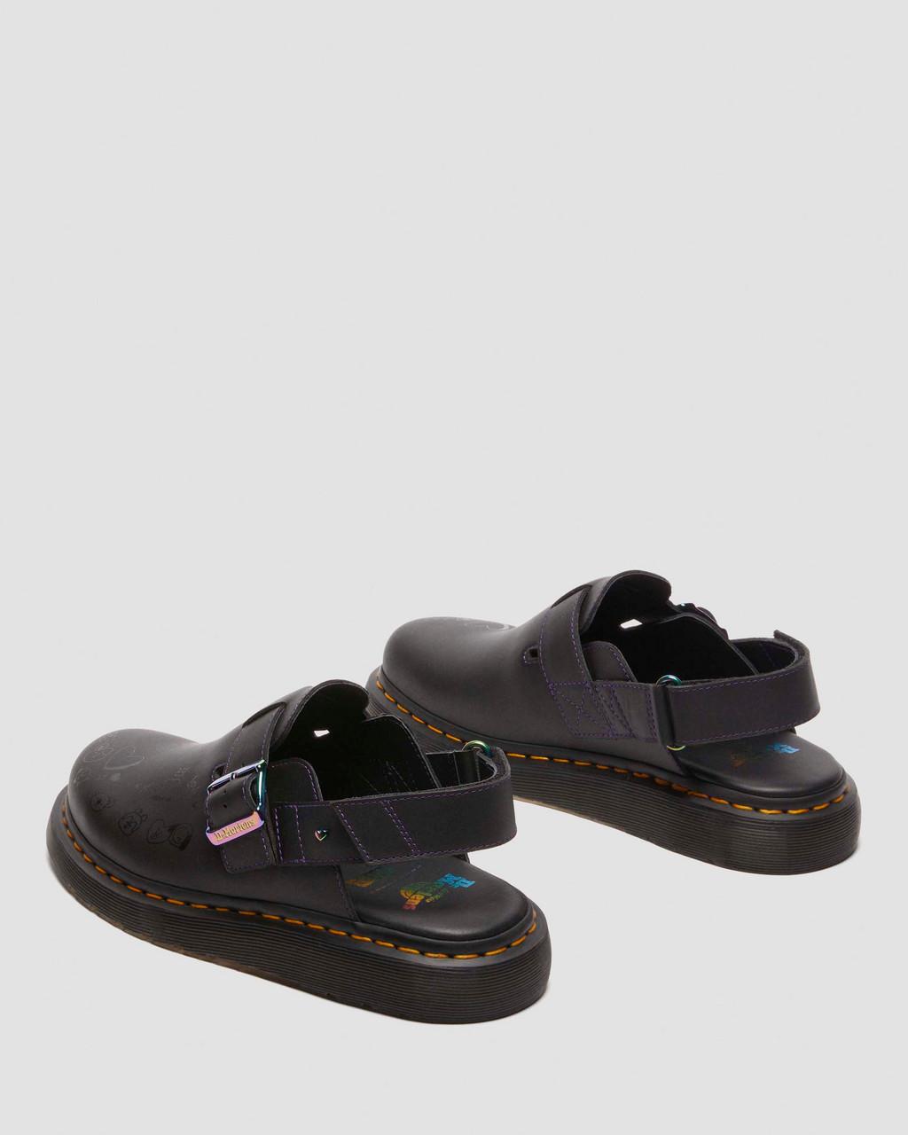Jorge II BT21 Leather Slingback Mules - Black — Nappa Leather - image 5