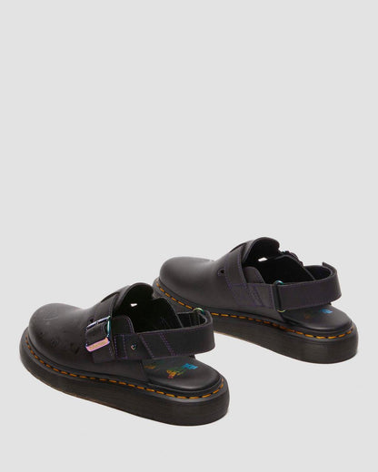 Jorge II BT21 Leather Slingback Mules - Black — Nappa Leather - image 5