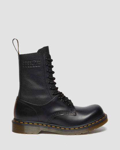 1490 / 1461 MM6 Leather Lace Up Boots - Black — VINTAGE SMOOTH+VIRGINIA - image 6