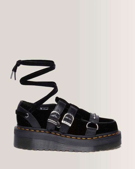 RAMSEY WEDNESDAY PLATFORM CREEPERS - Black — Velvet