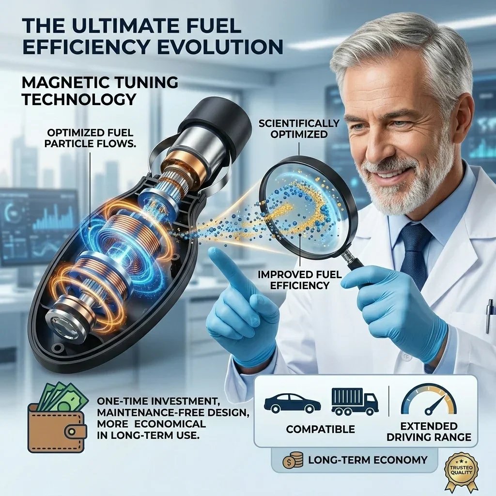 🚗 2026 New Upgrade FuelShark Fuel Sync Device – Automotive Gas Saver for Cars & Trucks, Spill Saver