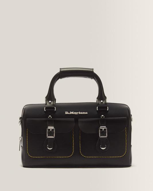 Kiev Leather Top Handle Bag - Black — Kiev & Smooth