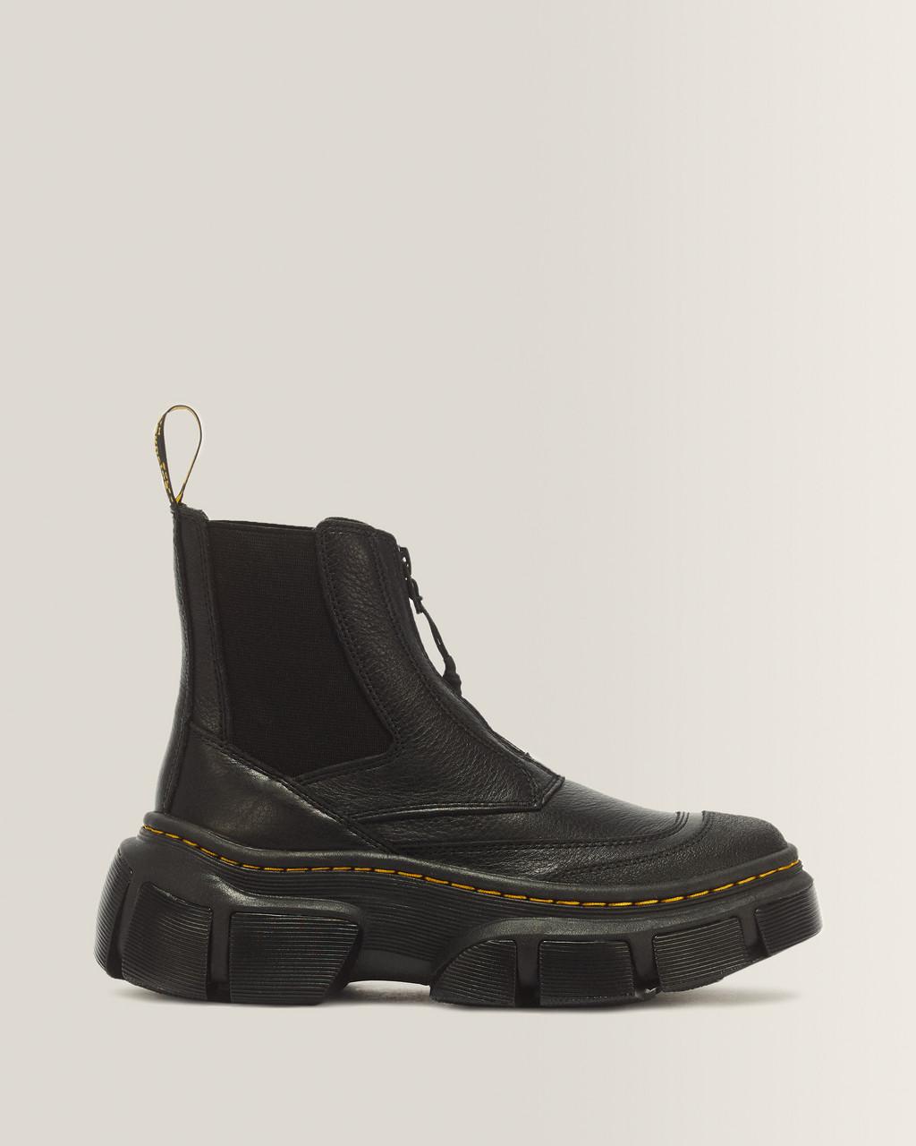 DMXL Zip Chelsea leather boots - Black — Lunar