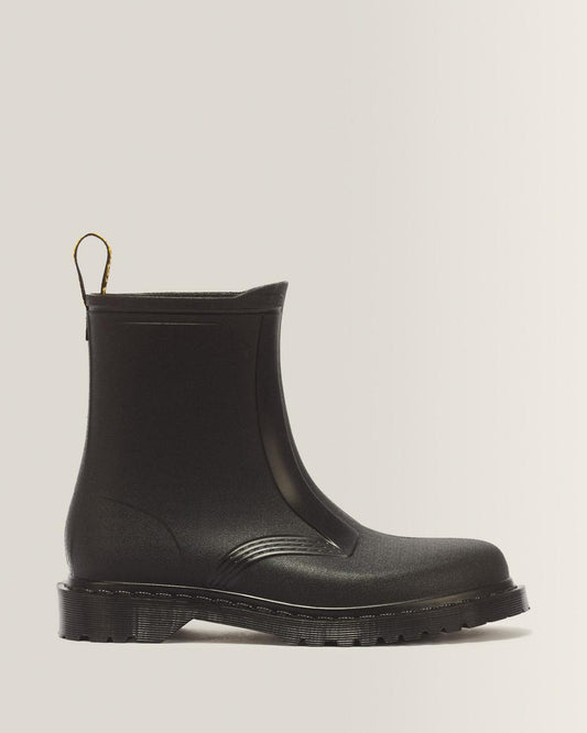 1460 Rain Pull On Waterproof Boots - Black PVC — PVC
