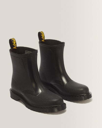 1460 Rain Pull On Waterproof Boots - Black PVC — PVC - image 5