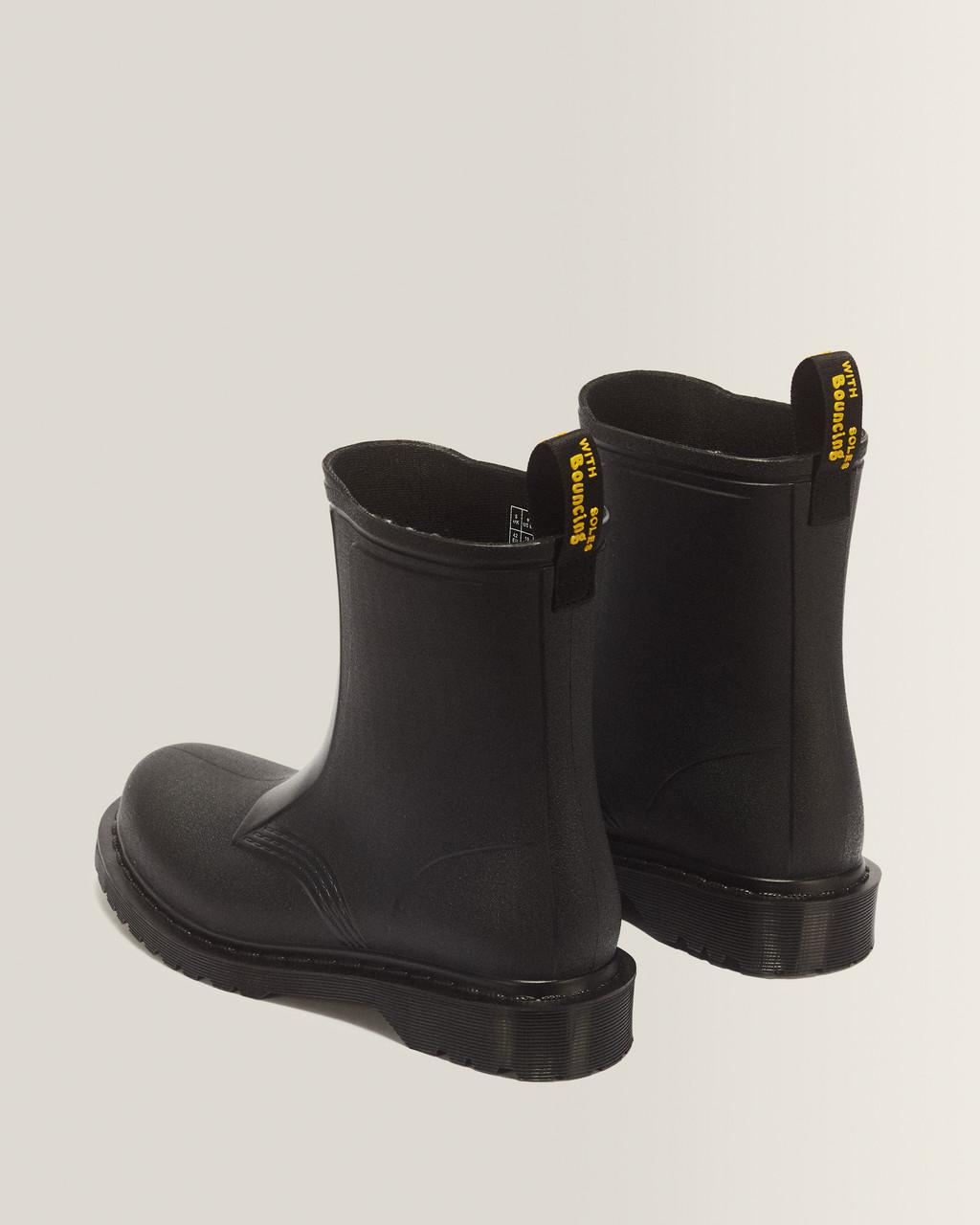 1460 Rain Pull On Waterproof Boots - Black PVC — PVC - image 6