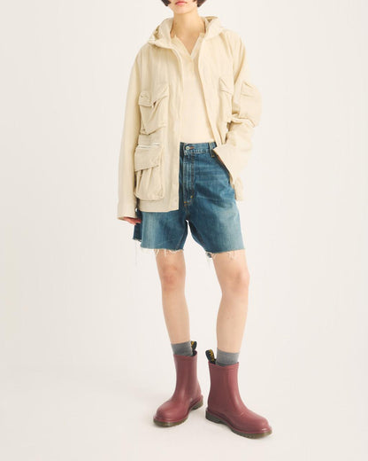1460 Rain Pull On Waterproof Boots - CHERRY RED PVC — PVC - image 2