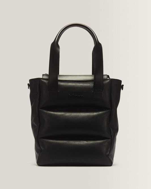 Leather Tote Bag - BLACK — Sendal