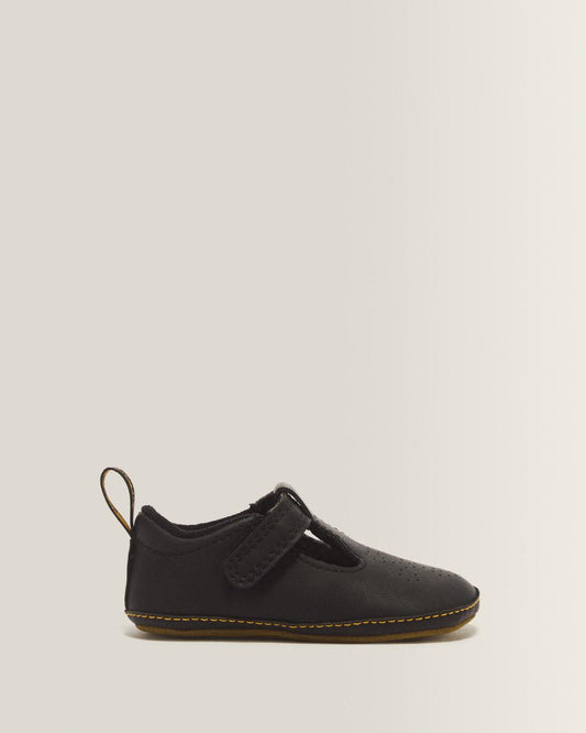 NEWBORN POLLEY PU-COATED LEATHER MARY JANE SHOES - Black — Mason Pu Split+Mason Nw Synthetic
