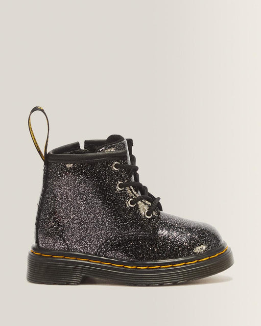 INFANT 1460 GLITTER PATENT LEATHER BOOTS - Nebula Glitter
